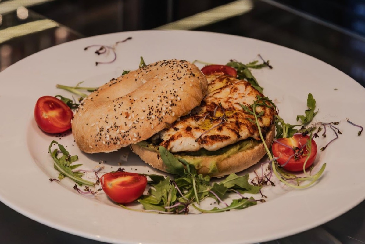 Chicken-Avocado-Bagel